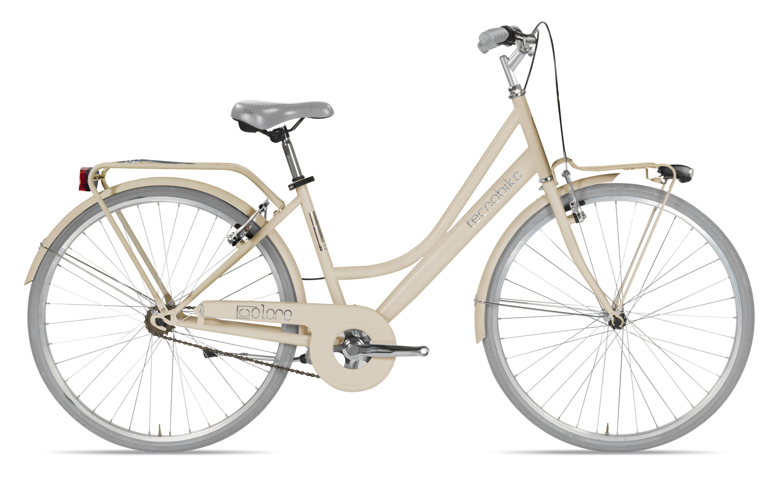 BICI DONNA COLORE RETRò TECNOBIKE 26" 1V