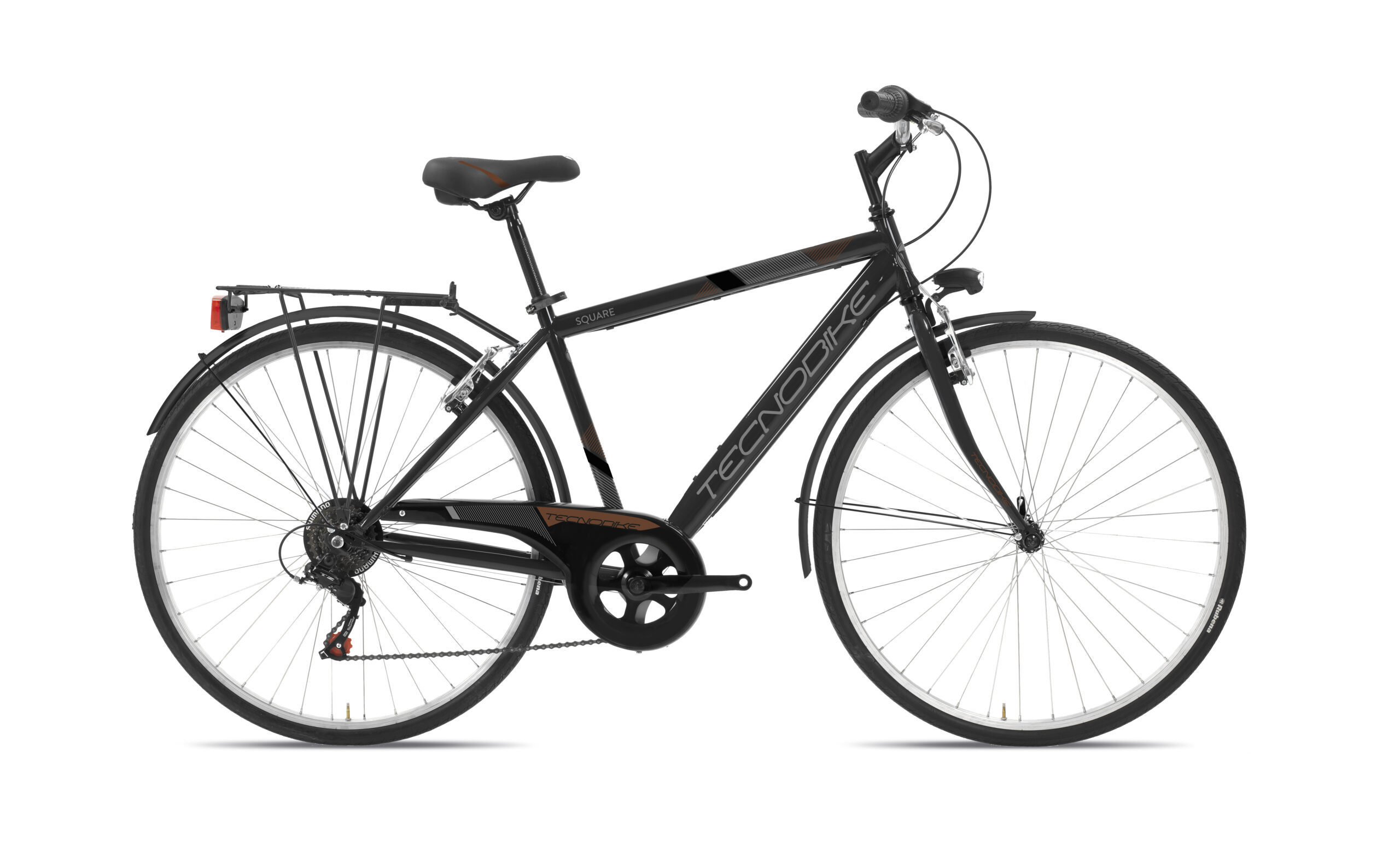 BICI UOMO SQUARE TECNOBIKE 28" 6V - immagine 2